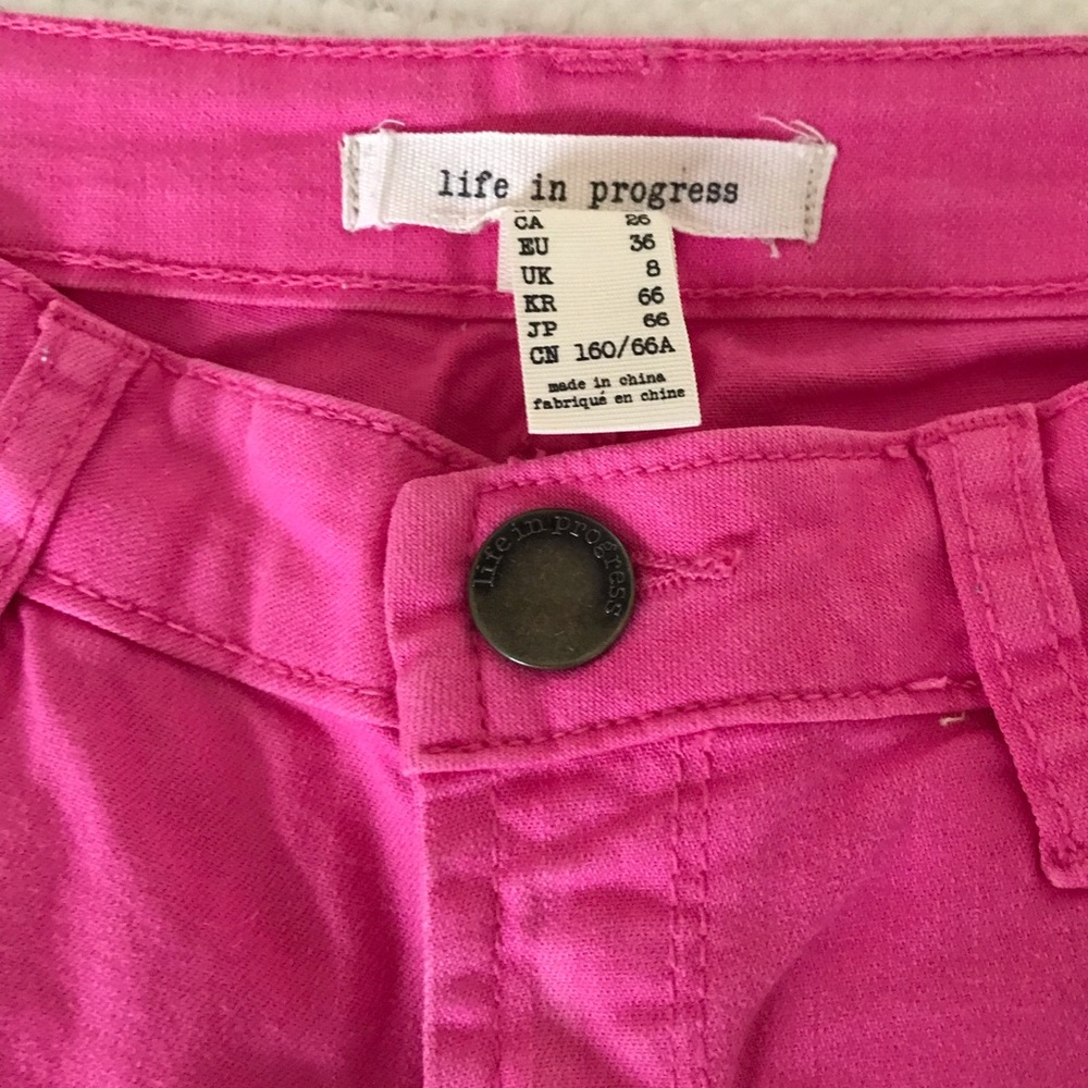 Life In Progress pink jeans - Picture 2 of 4